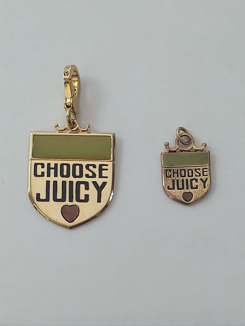 Vintage Juicy Couture Shield Charm
